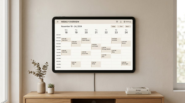 AI Calendar Frame